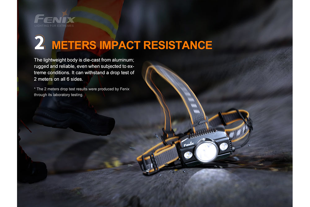 Fenix HP30R V2.0 Rechargeable LED Headlamp - 3000 Lumens Bright Headlight for Camping, Hiking & Outdoor Adventures