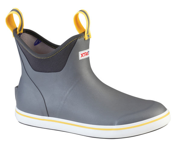 Men's 6-Inch Ankle Deck Boots - Waterproof Work Boots for Outdoor, Hiking & Construction - Non-Slip Safety Shoes for Men
