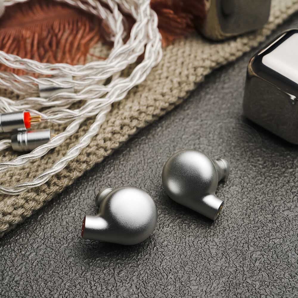 TinHiFi C5 Custom In-Ear Monitors with 10x10mm Square Plate Diaphragm & Balanced Armature Drivers - Perfect for Audiophiles, Musicians, and Studio Monitoring