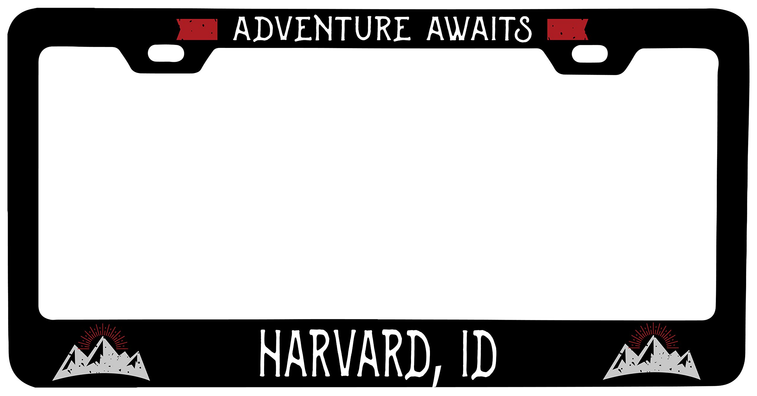 Harvard Idaho Vanity Metal License Plate Frame - Custom Car Accessory for Alumni & Fans - Perfect for Tailgating, Car Shows & Campus Pride