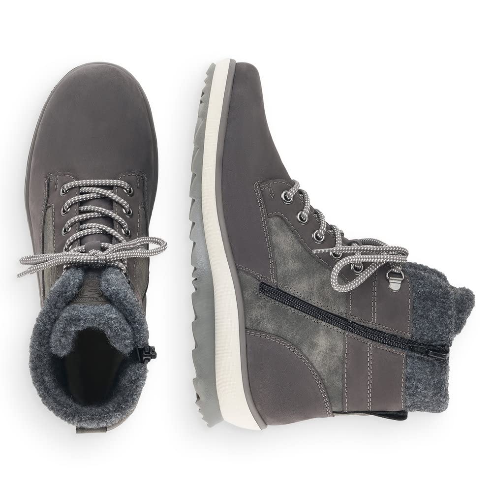 Remonte Women's Waterproof Winter Snow Boots - Insulated Warm Ankle Boots for Cold Weather, Hiking & Outdoor Activities