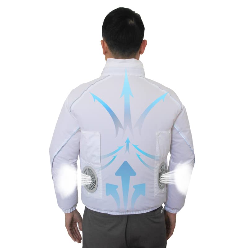USB Charging Men's Cooling Vest - Rechargeable Fan Cooling Jacket for Summer Outdoor Sports, Work & Hiking - Stay Cool in Hot Weather