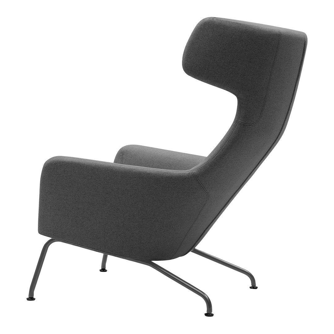 Havana Wing Chair - Mid-Century Modern Accent Chair with High Back and Upholstered Fabric, Perfect for Living Room, Bedroom, or Office Reading Nook