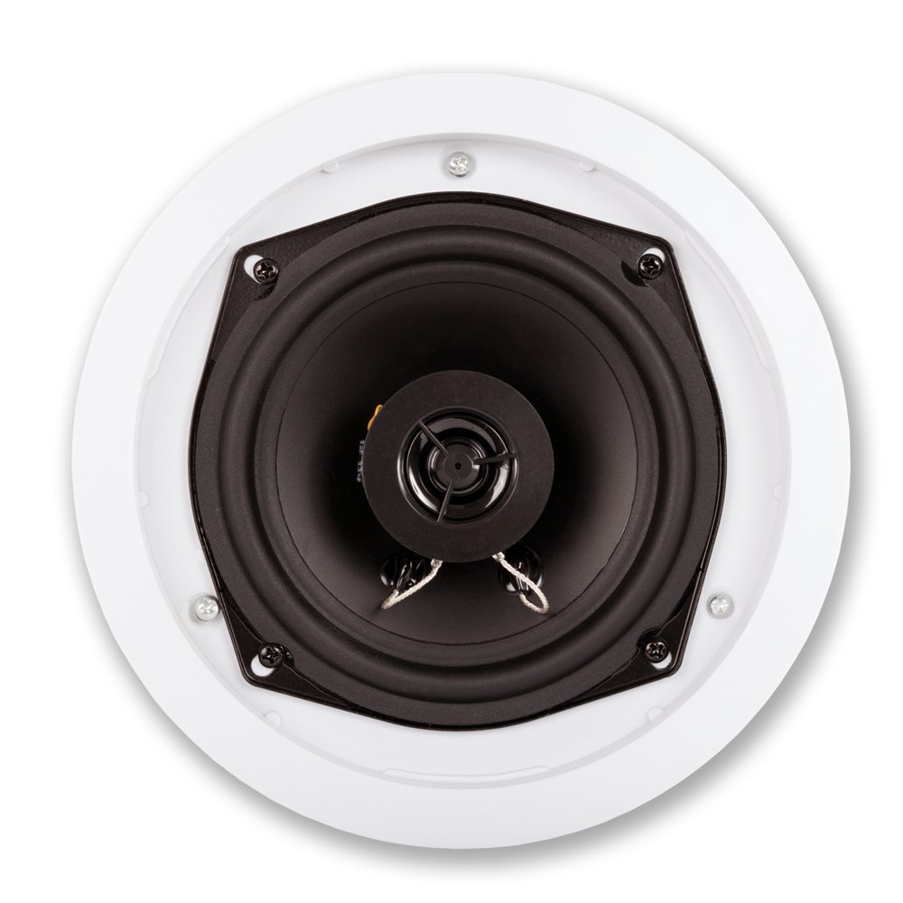 Acoustic Audio R191 In-Ceiling/In-Wall Speakers - 5 Pair Pack, 2-Way Home Theater Flush Mount - Perfect for Home Theater, Surround Sound & Multi-Room Audio Systems