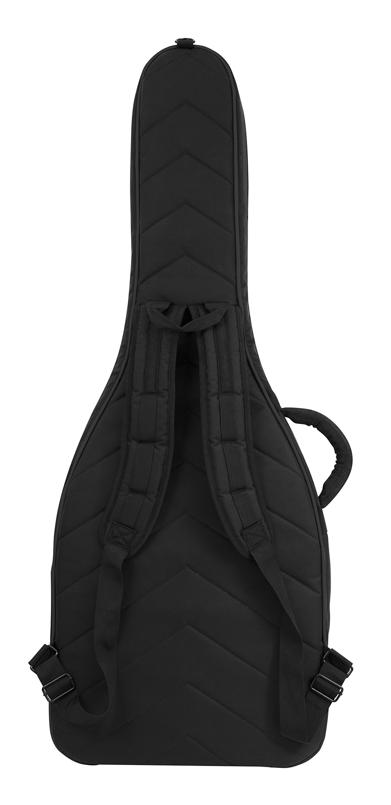 Ultimate Support Hybrid Series 2.0 Electric Guitar Soft Case with Backpack Straps - Lightweight Padded Protection for Travel & Storage (USHB2-EG-BK) | Perfect for Gigging Musicians, Band Practice & Airplane Transport