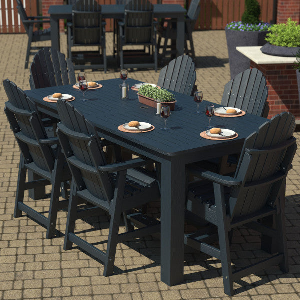 Muskoka 7-Piece Counter Bistro Dining Set - Patio Bar Height Table & Stools for Outdoor Entertaining & Small Space Dining