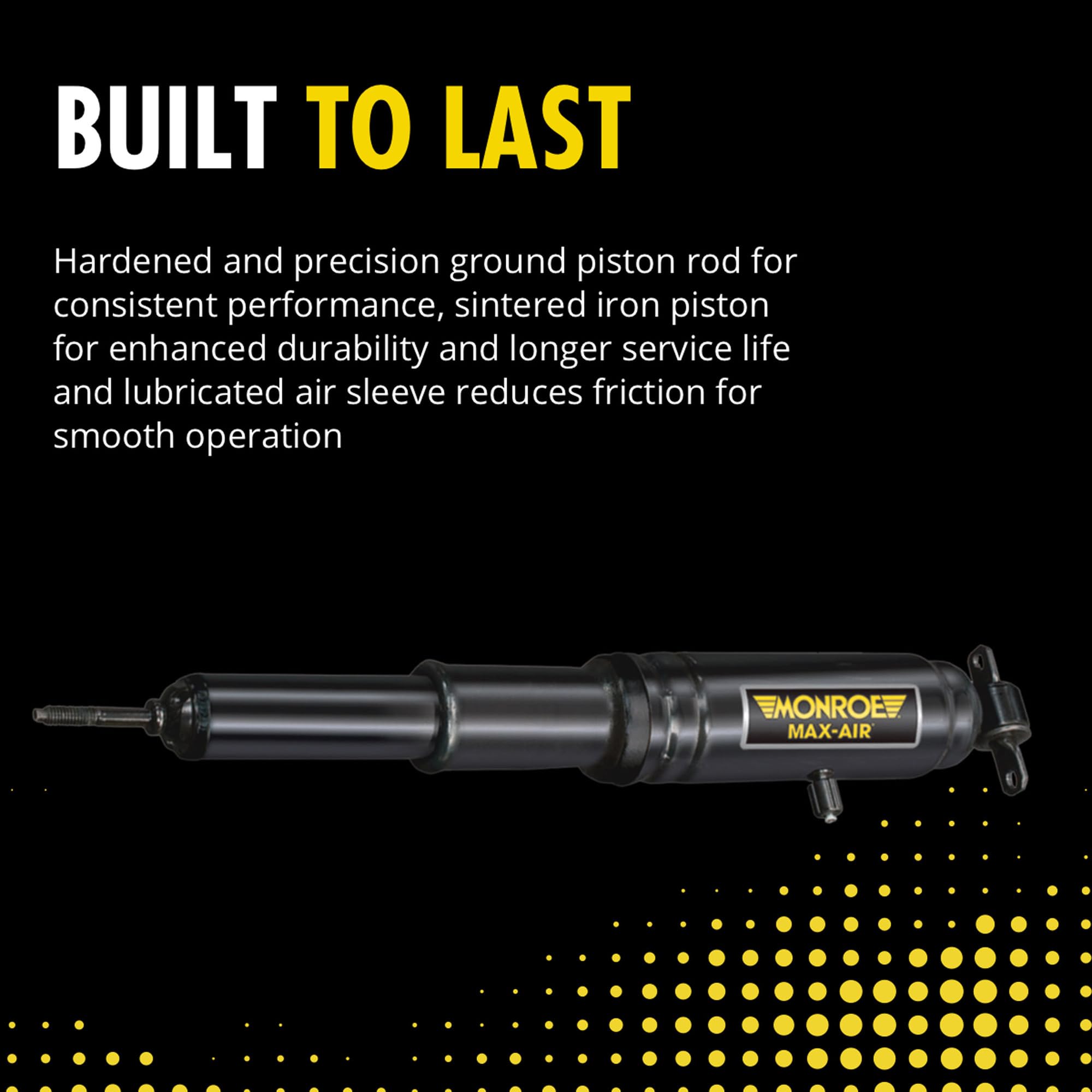 Monroe Max-Air MA758 Adjustable Air Shock Absorber - Pair (2) for Chevrolet Astro Van - Heavy Duty Towing & Load Leveling - Ideal for RVs, Trailers & Cargo Vans