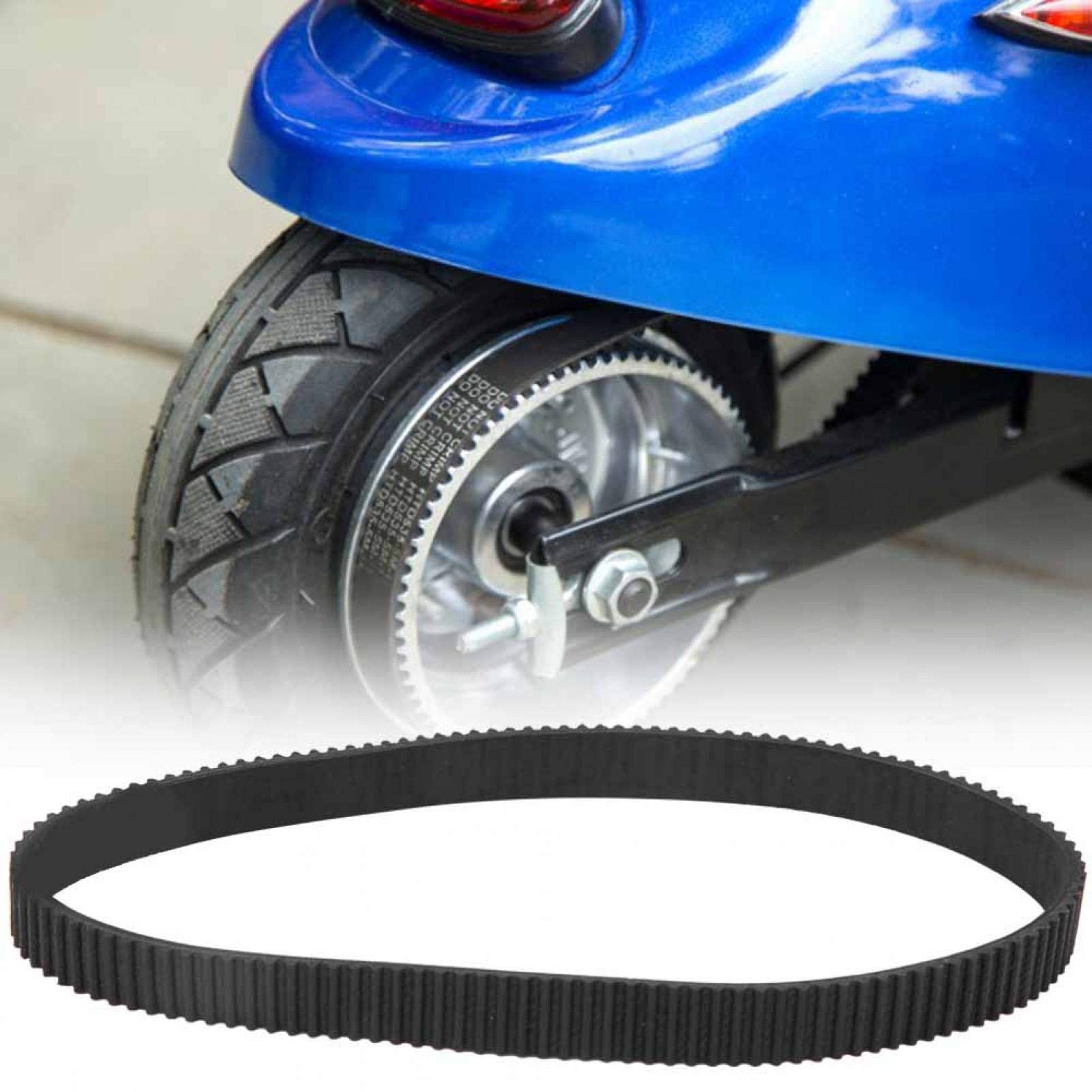 Premium Electric Scooter Drive Belt - Lightweight Rubber Motor Belt for Small E-Scooters (Black) | Durable Replacement Part for Commuting & Urban Transportation
