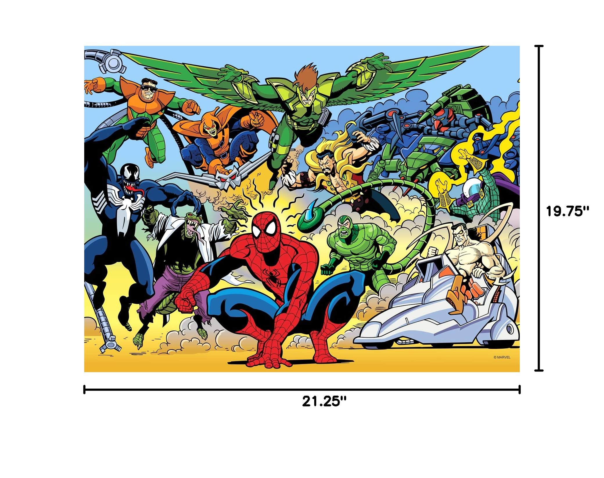 Buffalo Games Marvel Spider-Sense 400-Piece Jigsaw Puzzle for Adults & Families – Challenging Puzzle Game for Game Nights & Family Bonding – Finished Size 21.25x15 Inches – Perfect for Home Entertainment & Marvel Fans