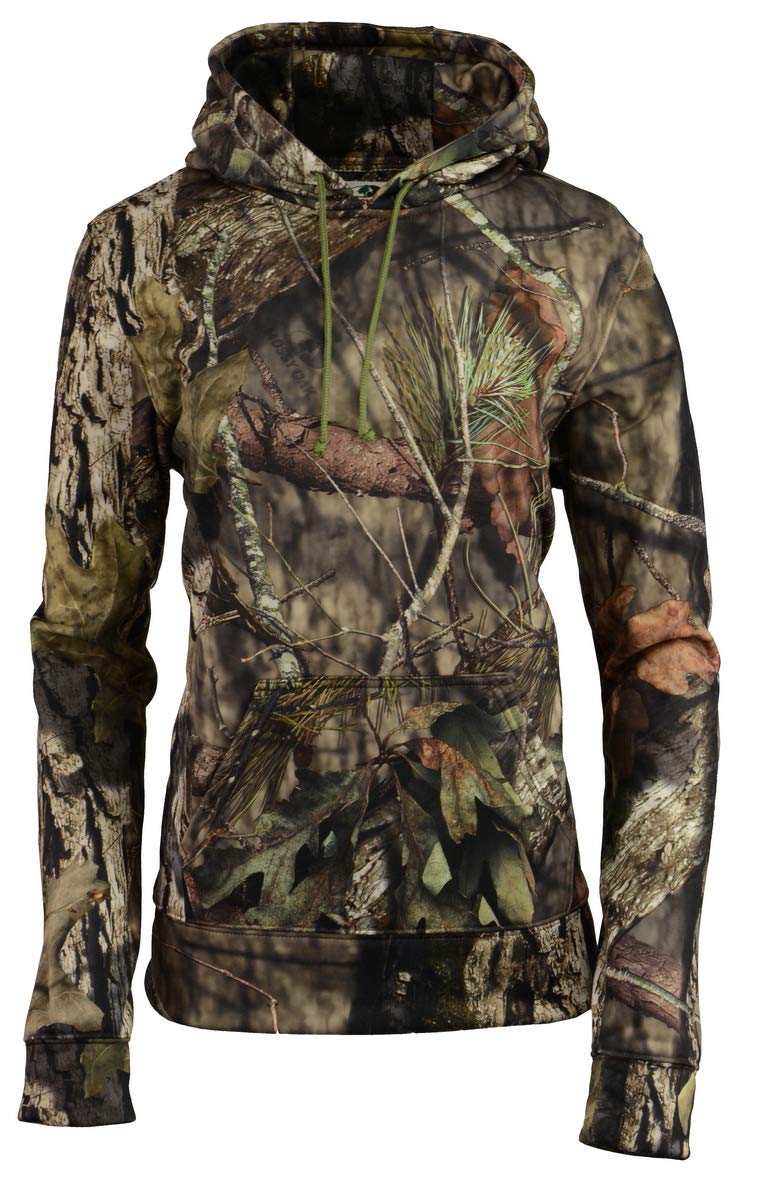 Milwaukee Women's Performance Pullover Hoodie - Mossy Oak Camouflage Print - Warm Fleece Lined for Outdoor Hunting & Casual Wear