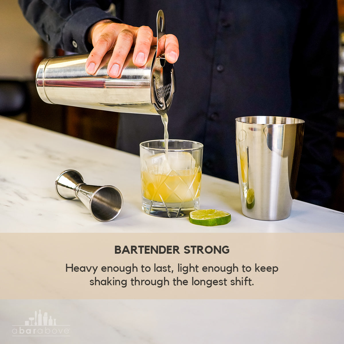 Premium 24K Gold Cocktail Shaker Set - 4 Piece Bar Kit with Strainer & Jigger - Perfect for Home Bars, Parties & Professional Mixology