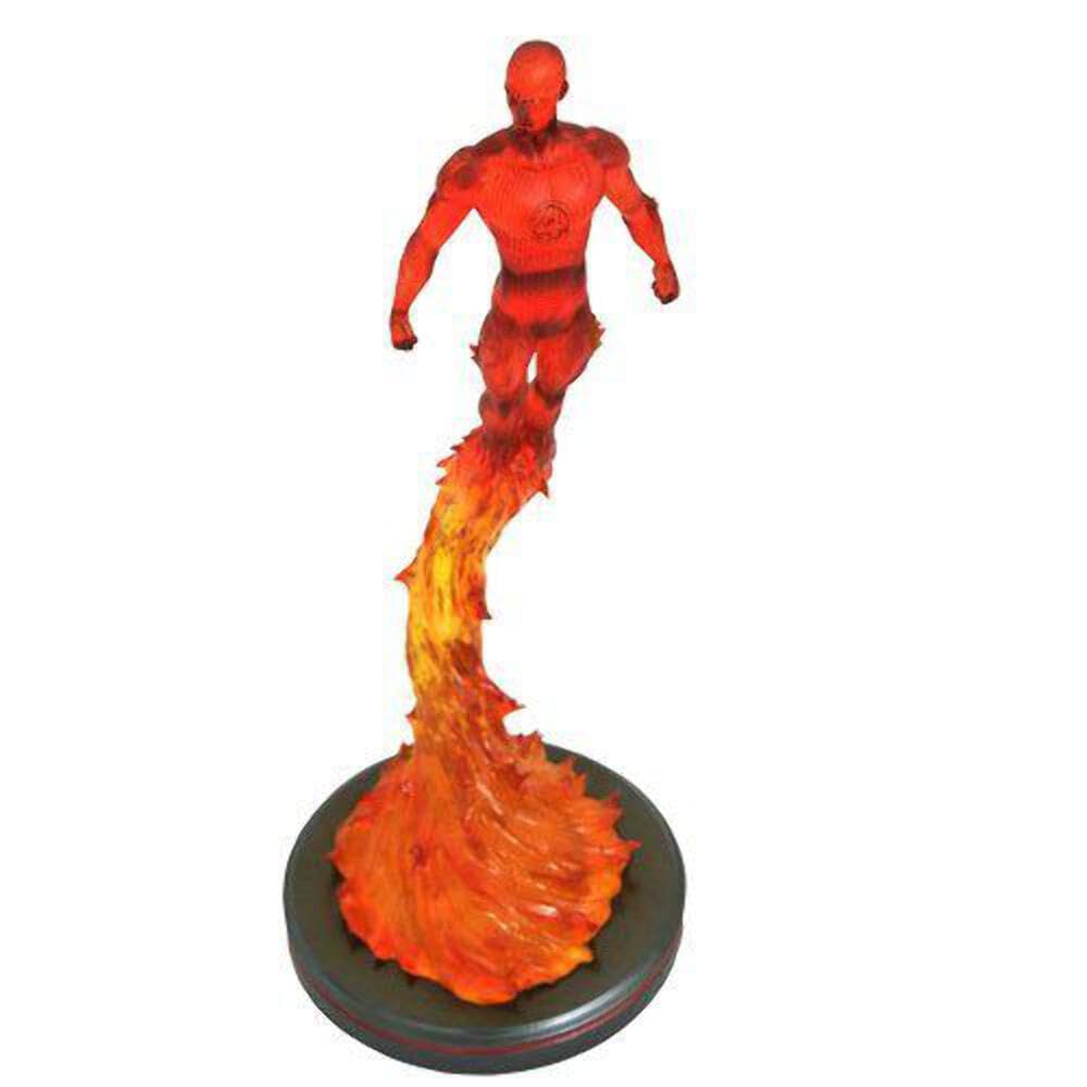 Marvel Premier Collection Human Torch Statue by Diamond Select Toys - 8