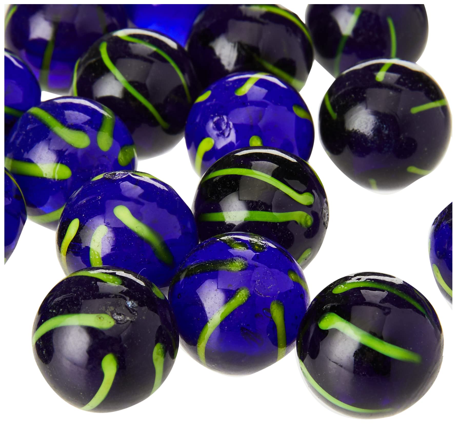 4M King Marbles - Haunted Ghost Handmade Glass Marbles for Kids, Collectors & Home Decor | Perfect for Game Nights, Gift Giving & Display Cases