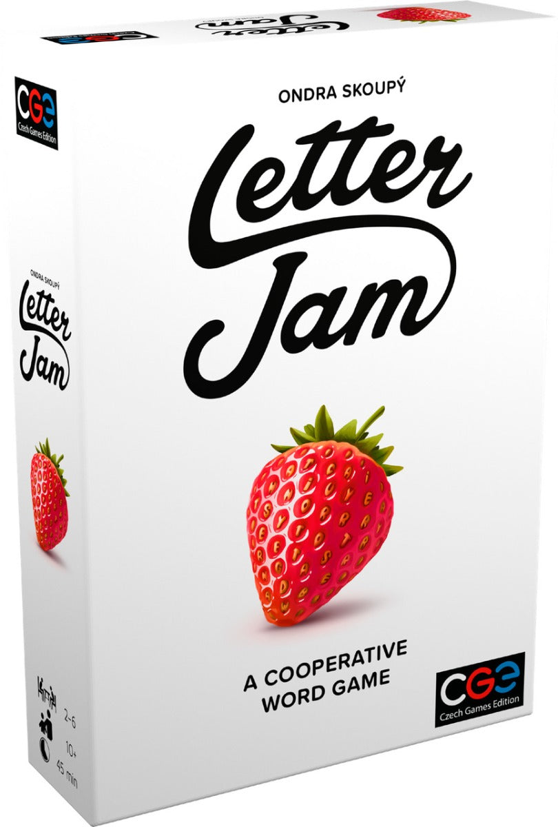 Letter Jam Cooperative Word Board Game for Adults & Families - Fun Party & Educational Game Night for Word Lovers