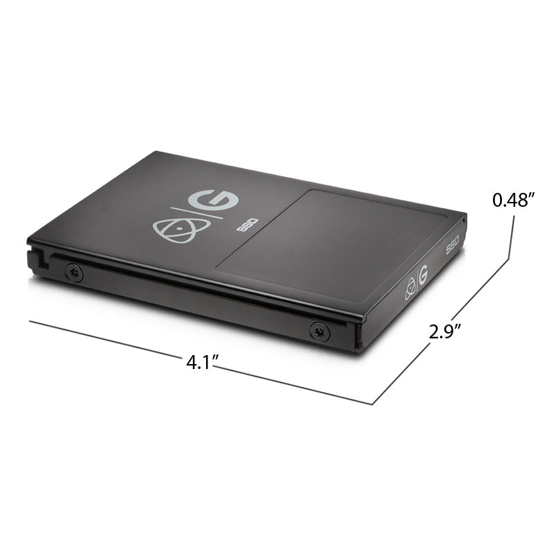 G Technology 512GB Atomos Master Caddy 4K SSD - High-Speed External Storage for Professional Video Editing & 4K Filmmaking - Perfect for Content Creators, Videographers & Film Production Studios