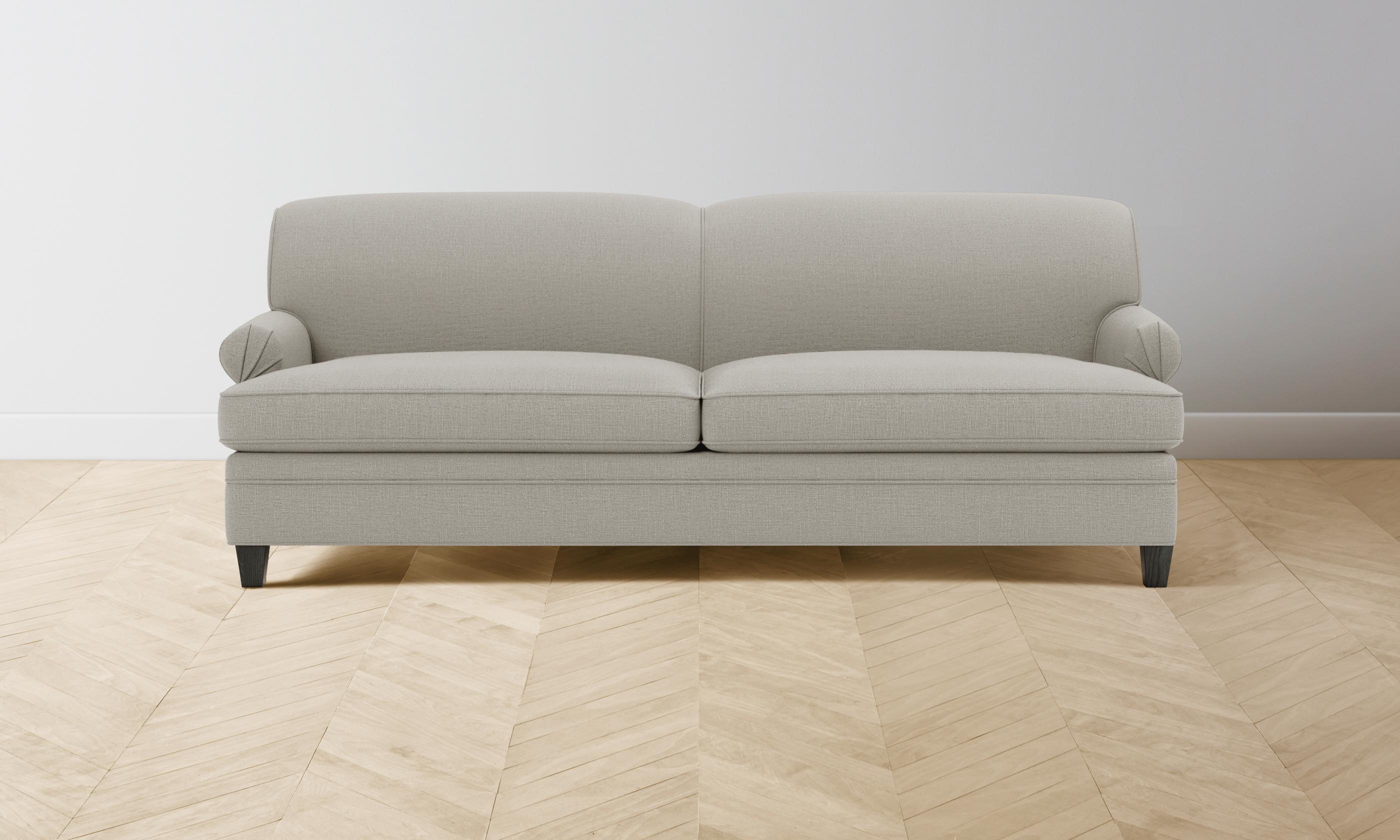 Carmine Sofa - Performance Linen Weave Beige Couch for Living Room, Lounge & Modern Home Decor | Durable & Stylish Upholstered Furniture