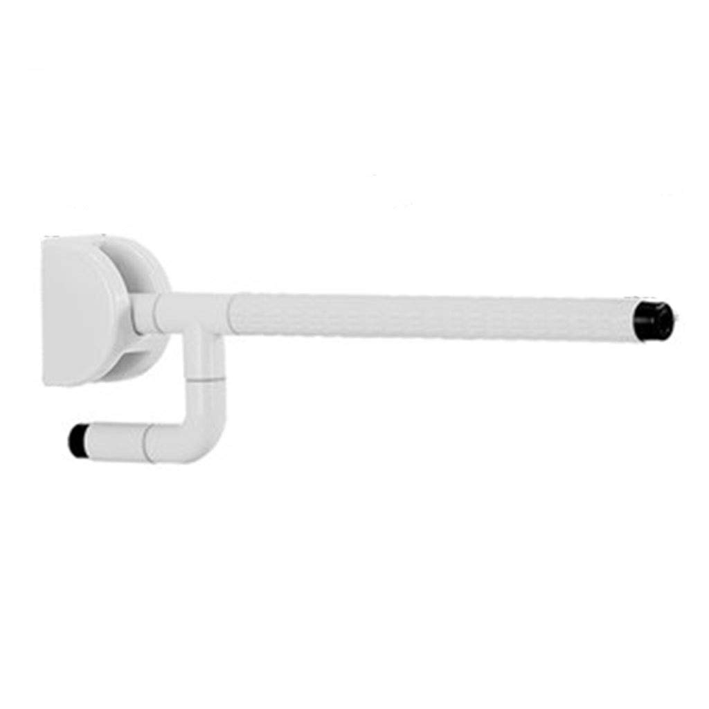 Foldable Bathroom Safety Handrail - Non-Slip Toilet Grab Bar & Shower Rail Support for Elderly & Disabled - Adjustable Stair Handle (Yellow, 60x139cm) - Ideal for Bathrooms, Showers & Staircases