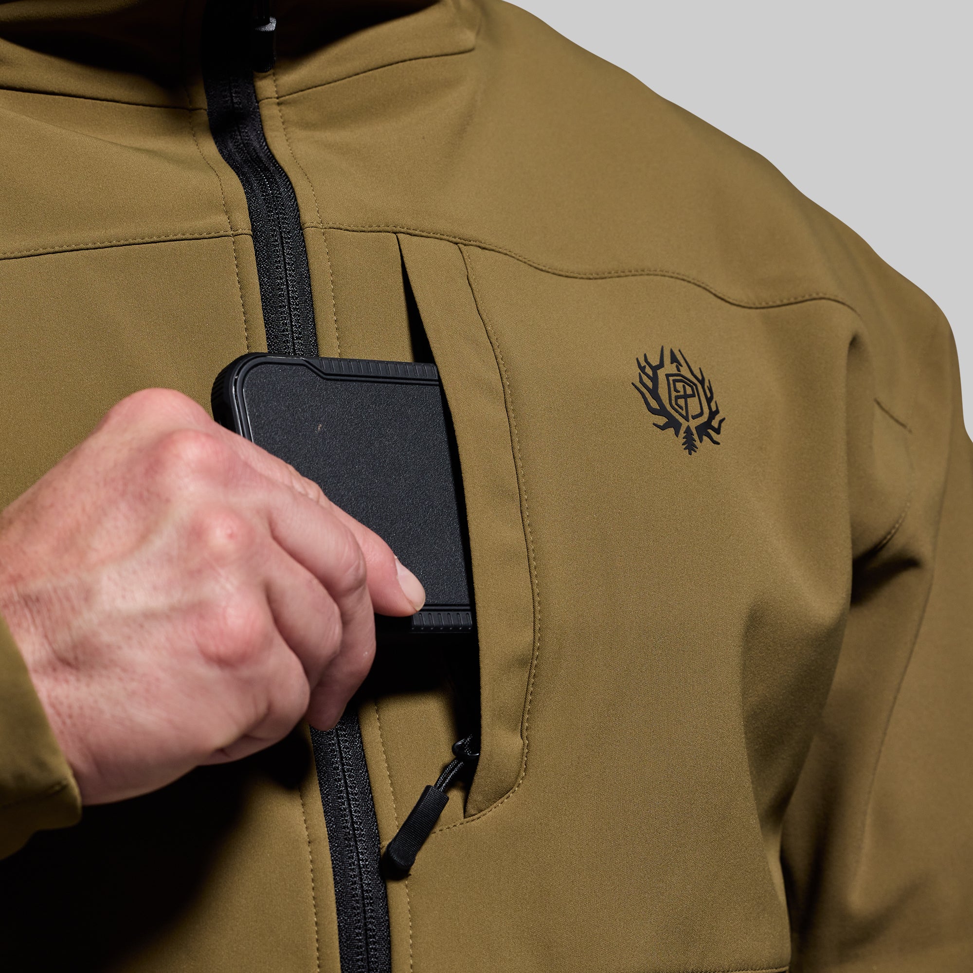 Men's Waterproof Crocodile Barrier Jacket - Windproof & Breathable Outdoor Jacket for Hiking, Camping, and Winter Adventures
