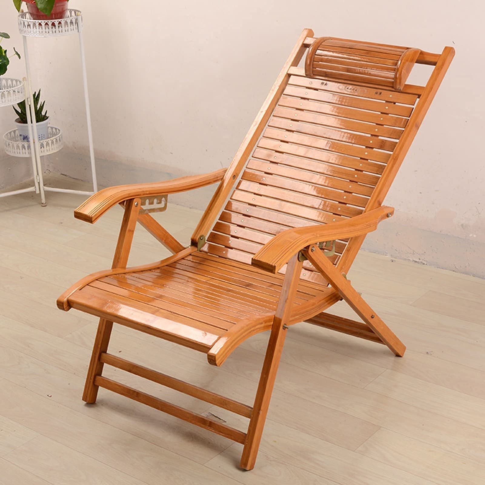 Premium Solid Wood Folding Reclining Chair for Adults - Portable Outdoor Camping Chair with Comfortable Design, Perfect for Beach, Picnic, Fishing, Hiking & Backyard Relaxation (Color: A) - Ideal for Patio Lounging, Lakeside Fishing Trips, and Summer Backyard Gatherings
