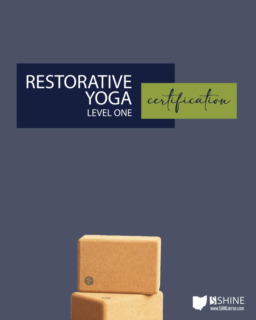 SHINE's Restorative Yoga Level One Certification Manual - Professional Yoga Instructor Training Guide for Deep Relaxation & Healing | Perfect for Yoga Studios, Teacher Training & Self-Practice