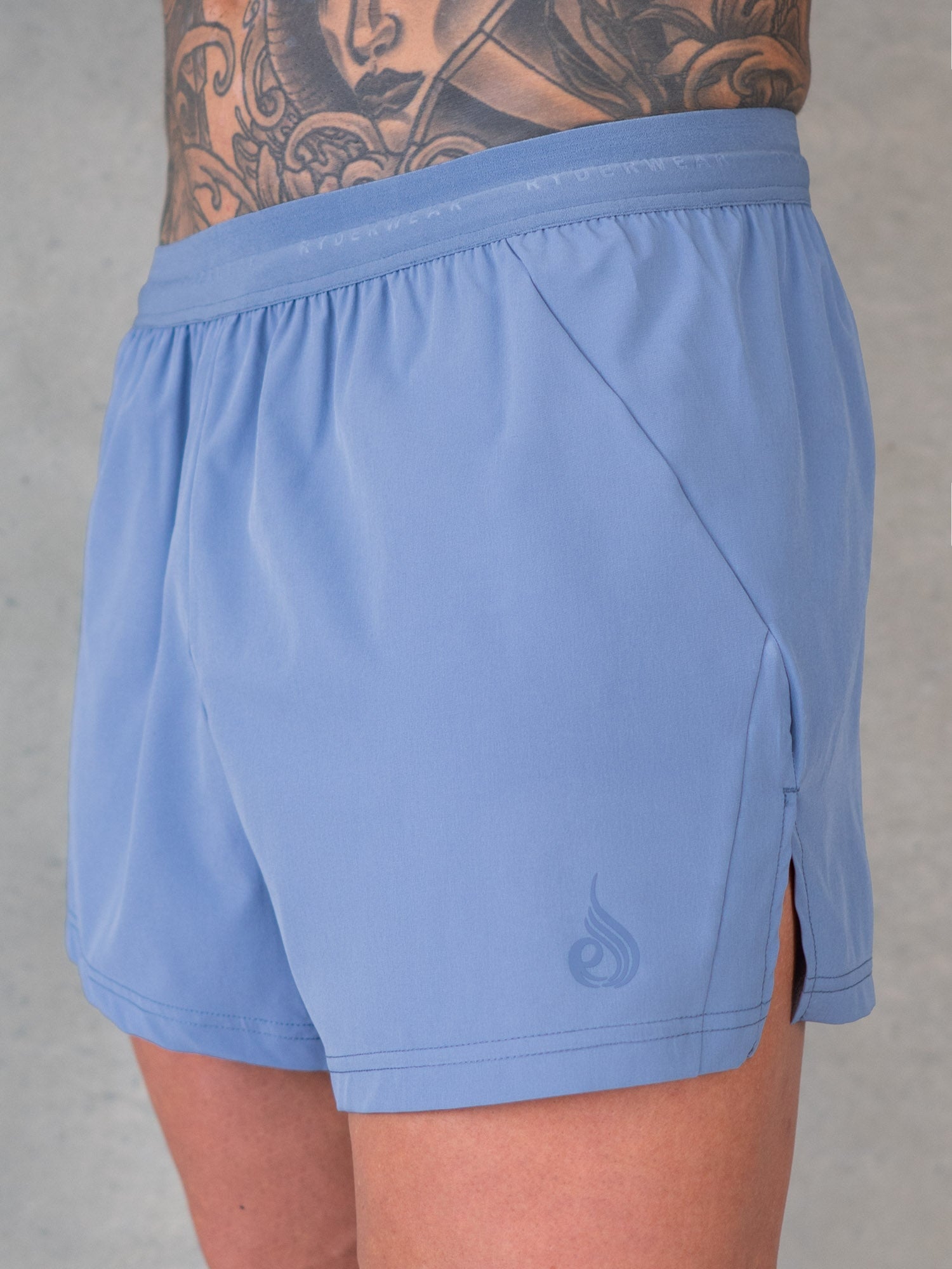 3 Pack Men's Training Shorts - Denim Blue - Comfortable Gym & Workout Shorts for Running, Yoga, and Active Lifestyle