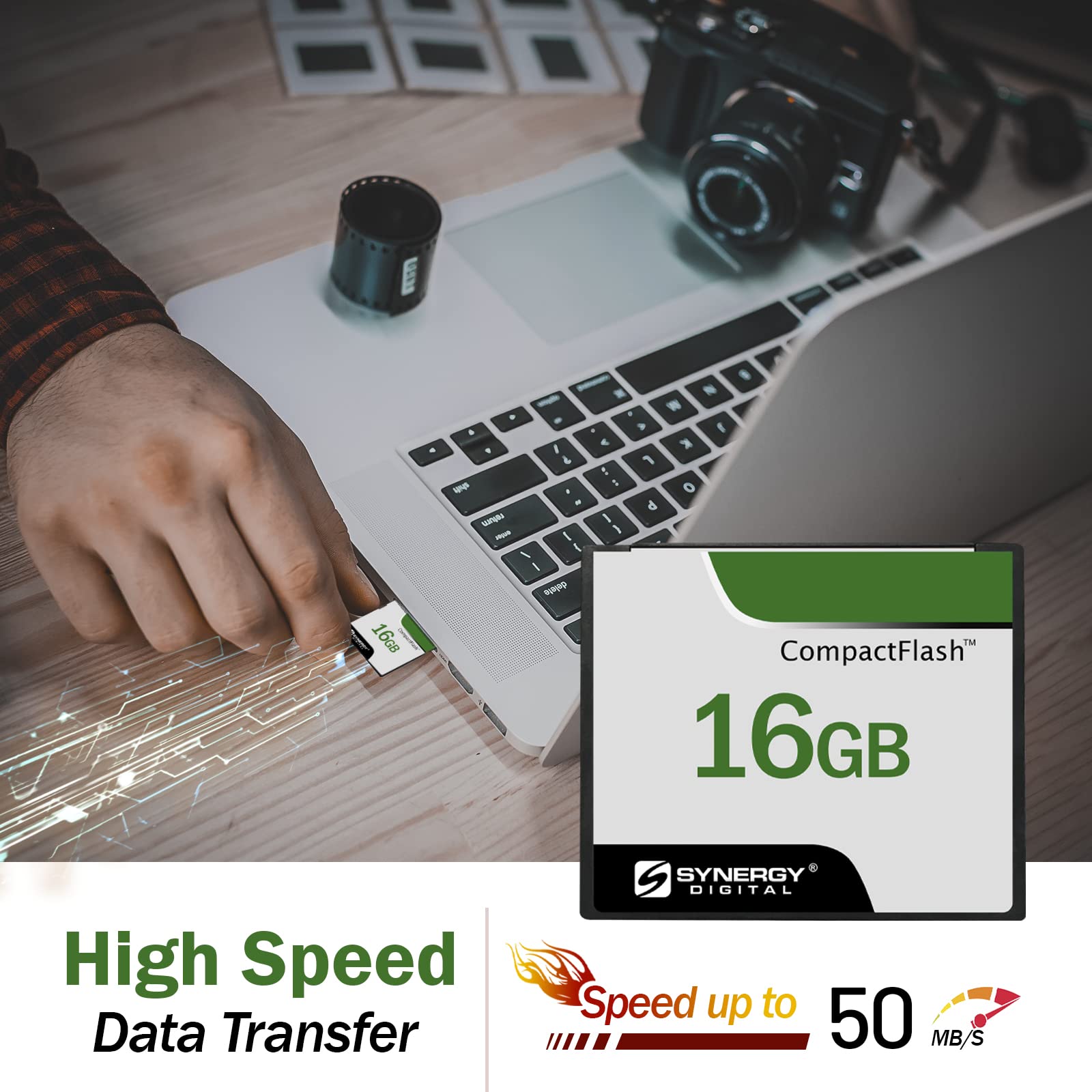 Olympus E-300 Digital Camera 16GB CompactFlash Memory Card - High-Speed Storage for DSLR Photography, Travel & Professional Shooting
