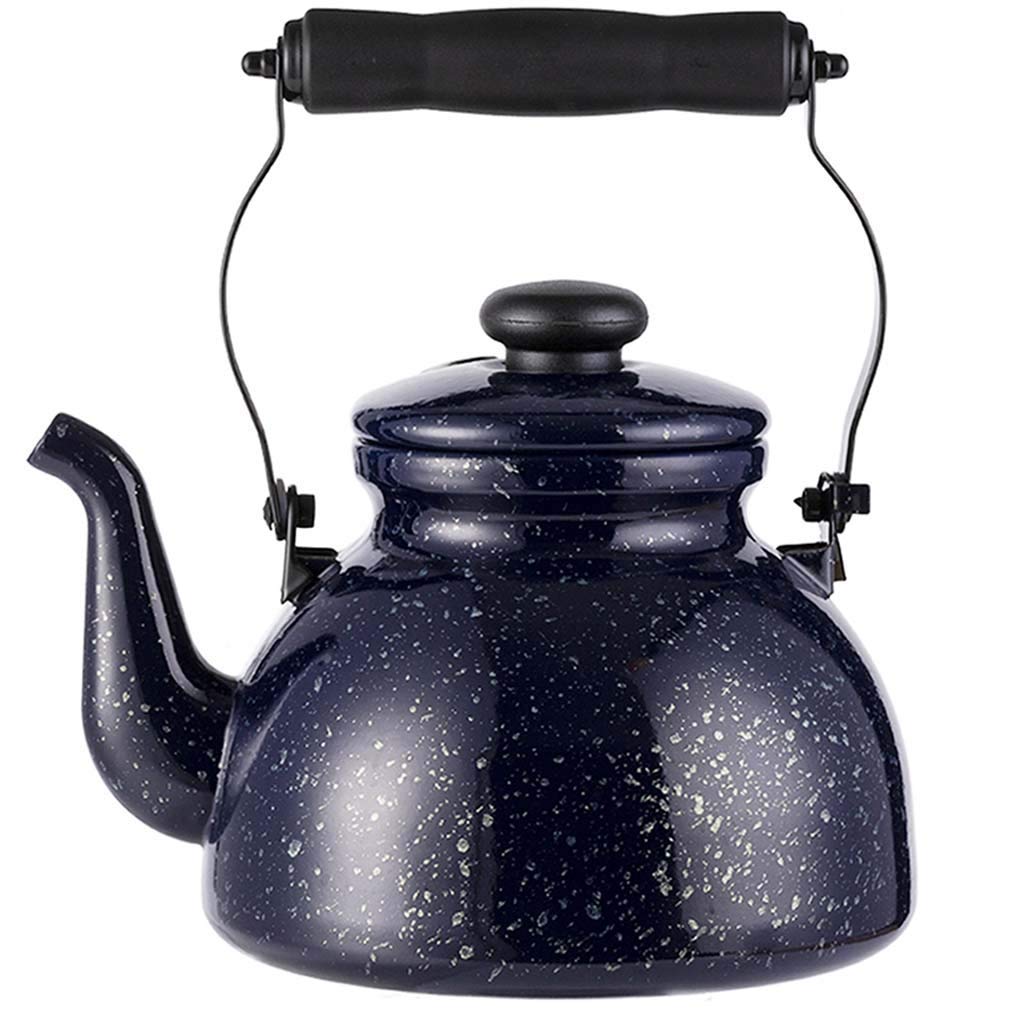 Premium XBSLJ Enamel Whistling Tea Kettle - Milky Way Star Design, Works on Gas & Induction Stovetops - Perfect for Home, Office & Camping Tea Brewing
