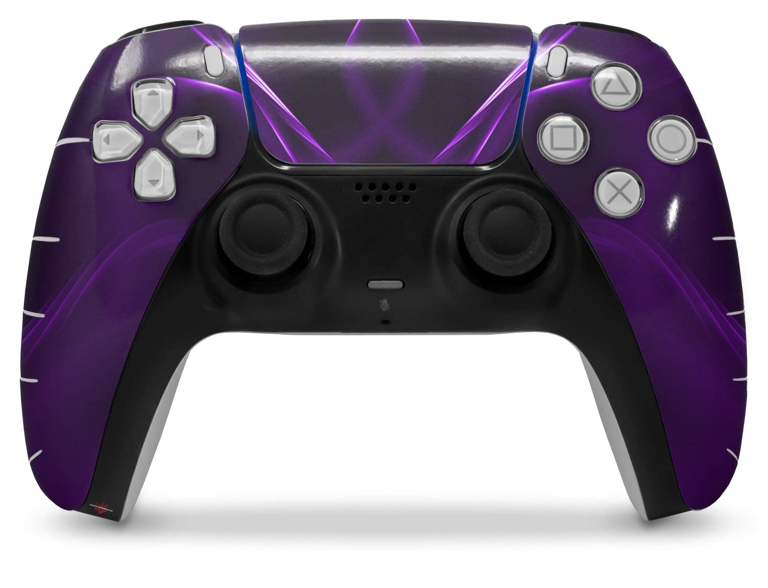 PS5 DualSense Controller Skin Wrap - Abstract Purple for Gaming Protection