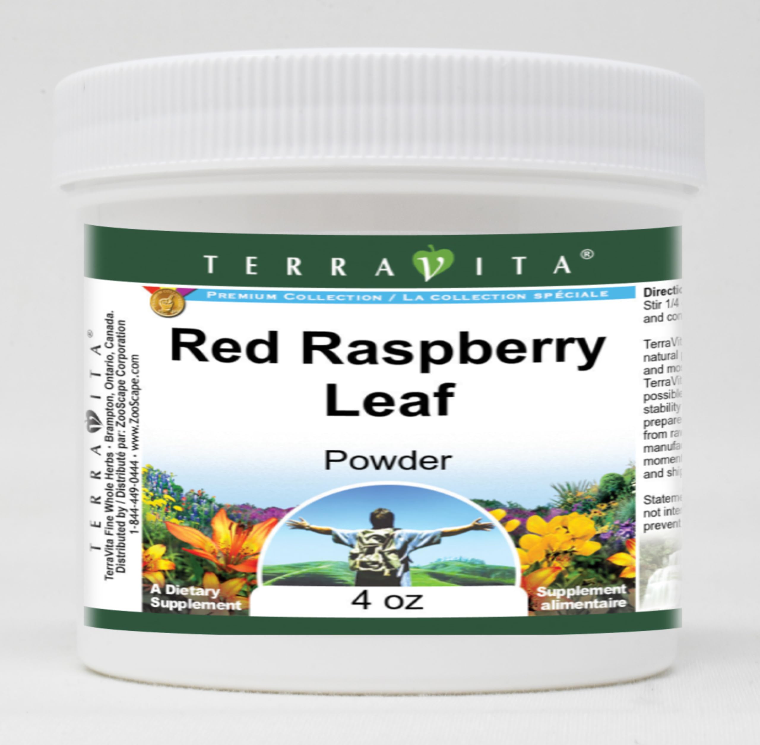 Organic Red Raspberry Leaf Powder 4 oz (113g) - Natural Herbal Supplement for Women's Health, Fertility & Pregnancy Support - Use in Teas, Smoothies & DIY Skincare