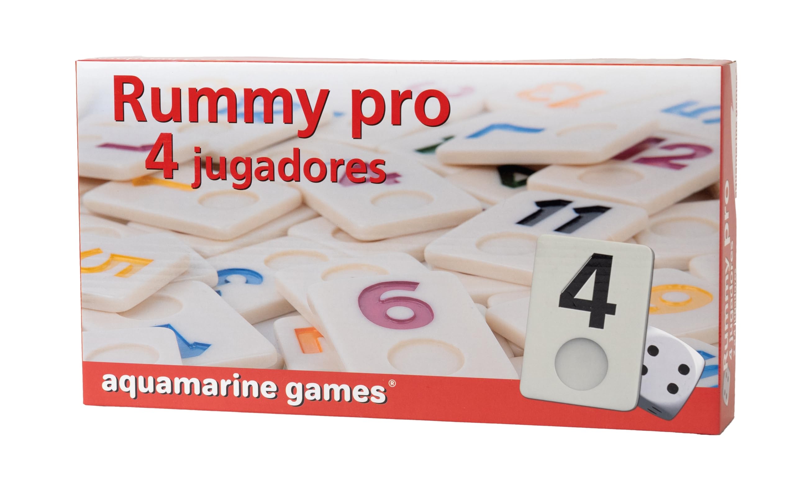 Aquamarine Rummy Game for 4 Players - Fun Card Game for Family Nights