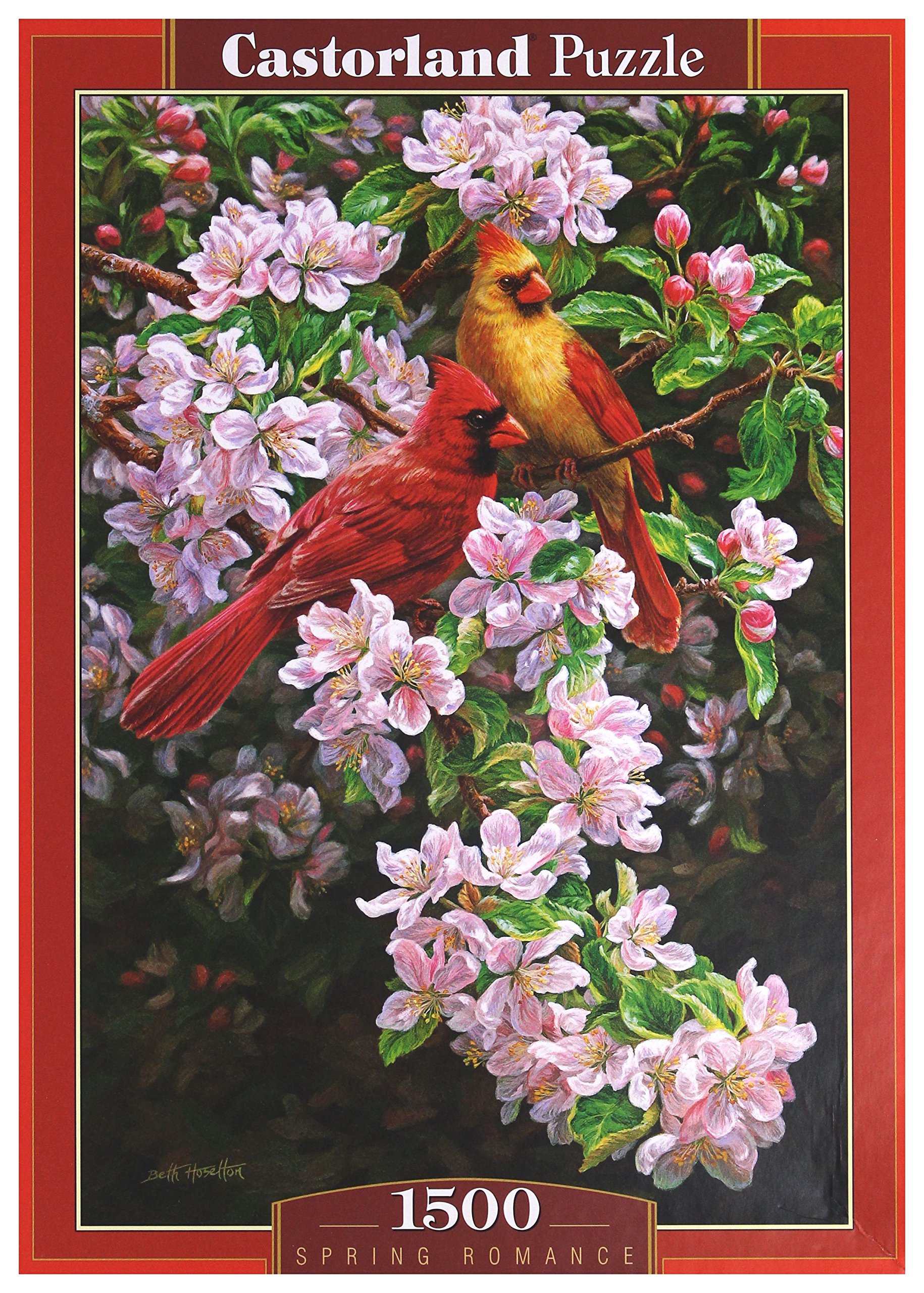 Castorland 1500 Piece Spring Romance Jigsaw Puzzle - Perfect for Family Bonding, Relaxation & Home Decor