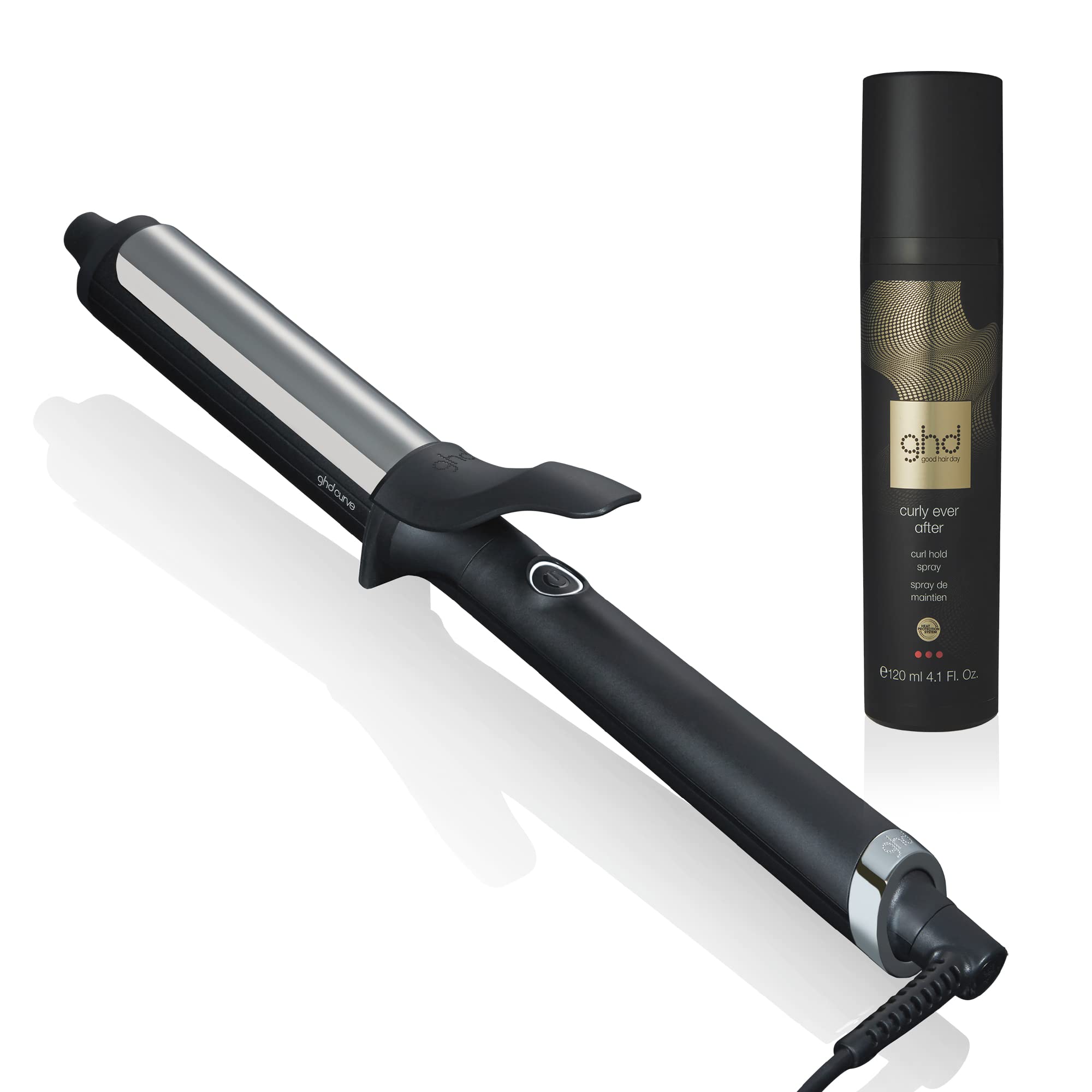 ghd Soft Curl Hair Curling Iron 1.25 Inch - Professional Ceramic Hair Curler with Heat Protection for Long Hair | Creates Beach Waves, Loose Curls & Voluminous Styles | Perfect for Weddings, Parties & Everyday Hairstyling