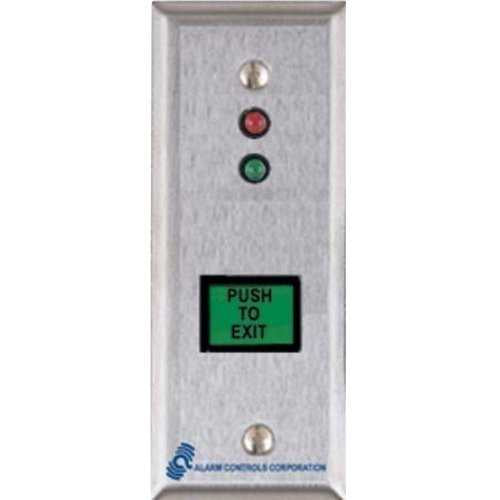 Alarm Controls TS 8 Request to Exit Station with LED Indicators - Narrow 1 3/4