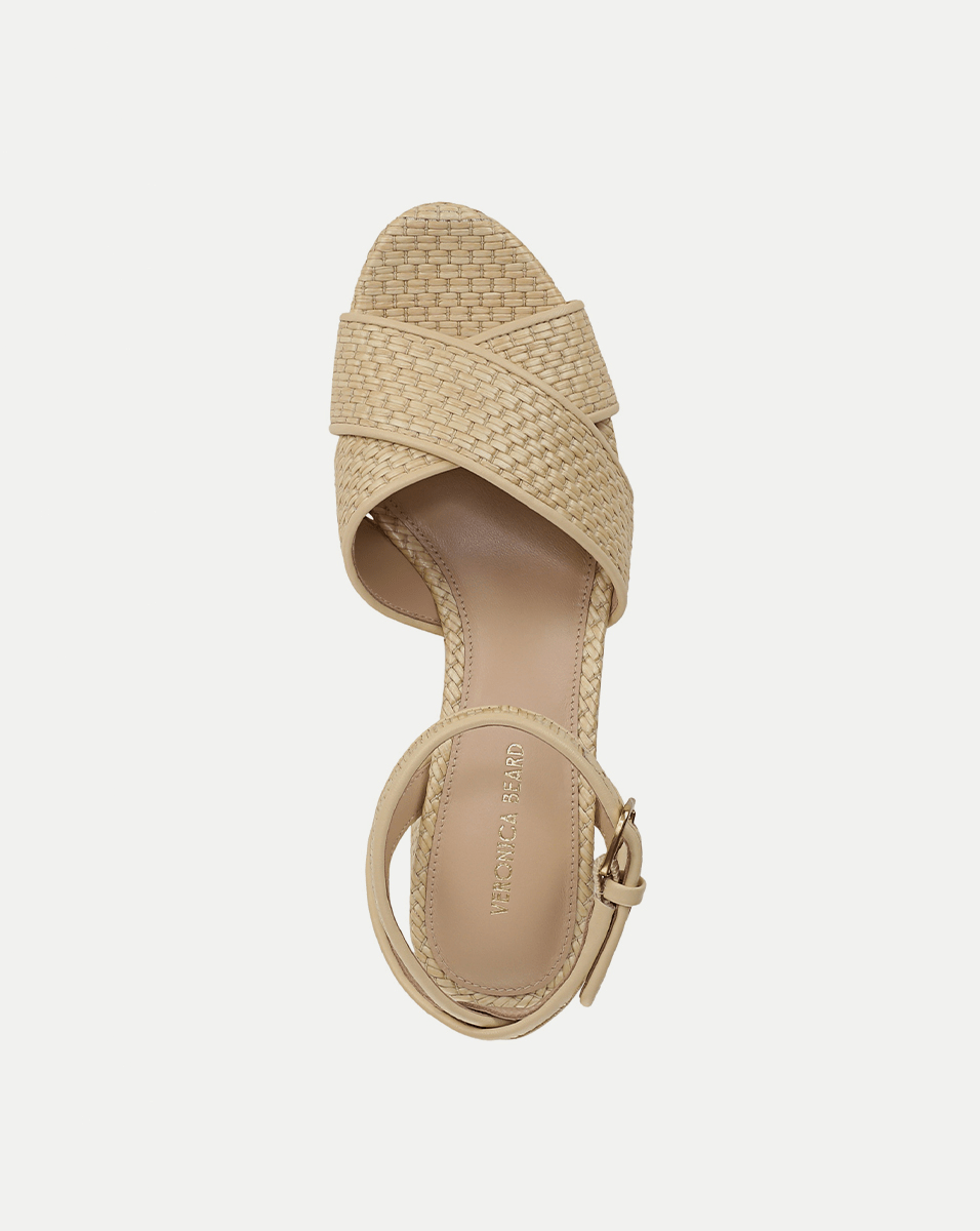 Danika Women's Raffia Sandals - Comfortable Summer Beach Slides with Adjustable Straps | Perfect for Vacation, Poolside, and Casual Outings