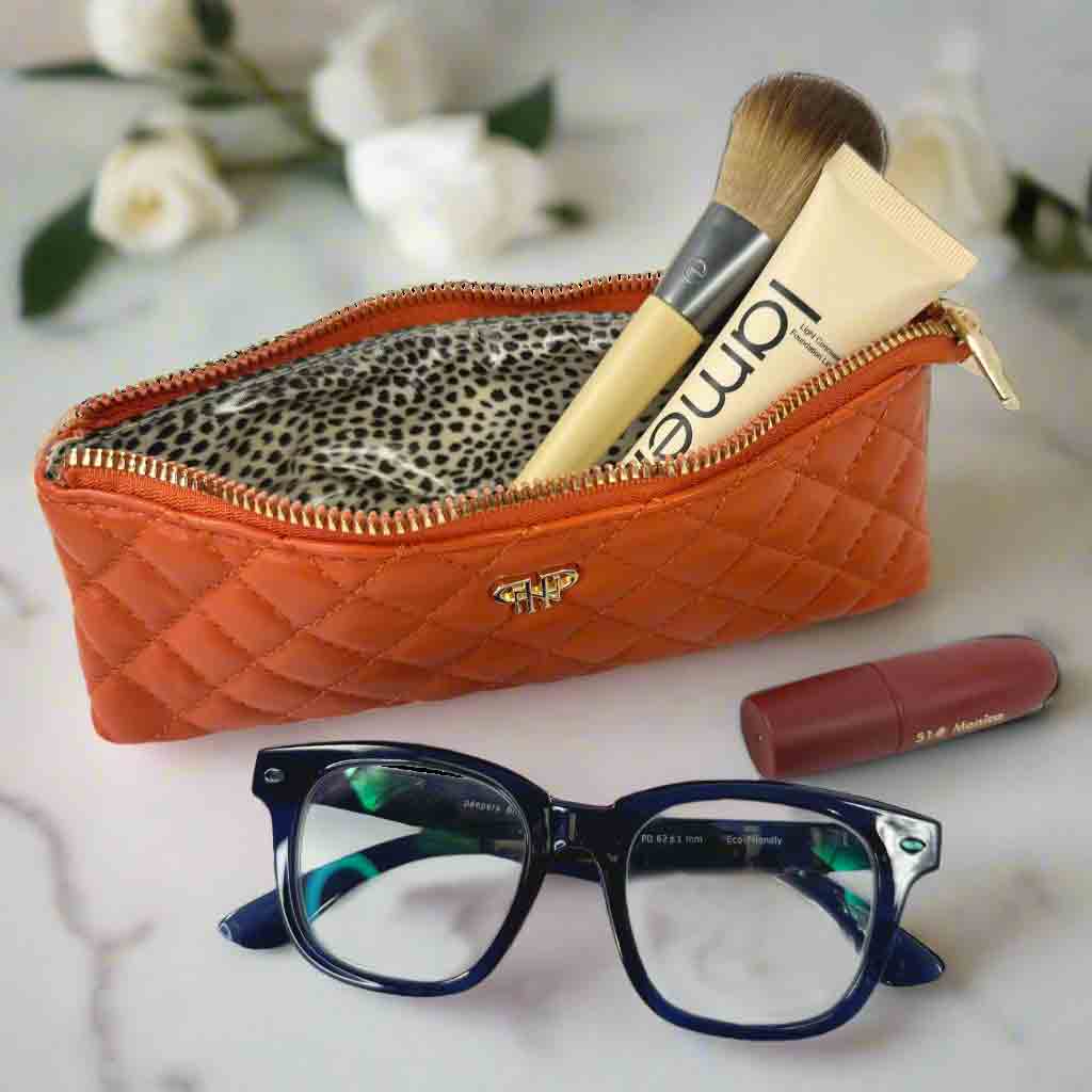 Sleek Stash Go To Case - Sunset Orange | Compact & Durable Travel Organizer for Essentials | Perfect for Travel, Gym, and Everyday Use