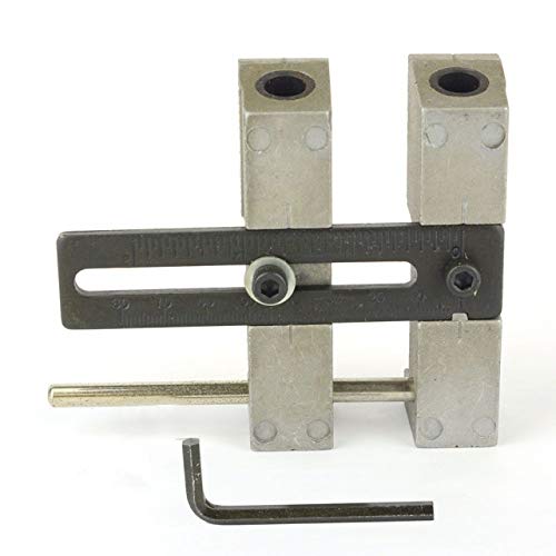 Big Horn 19125 Adjustable Double Pocket Hole Jig Kit - 10-Piece Set for Woodworking & Cabinet Making | Perfect for DIY Projects & Professional Carpentry