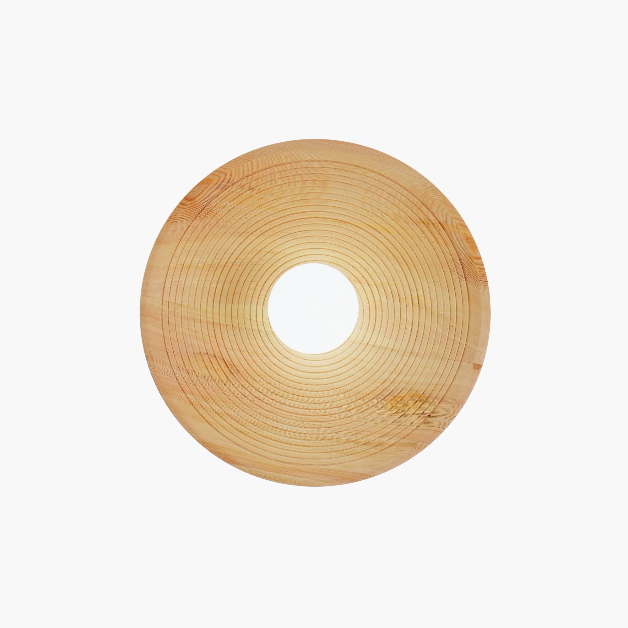 Lumina Contour Wooden Sconce Wall Light - Modern Handcrafted Wood Wall Lamp for Bedroom, Living Room, Hallway - Warm Ambient Lighting Fixture