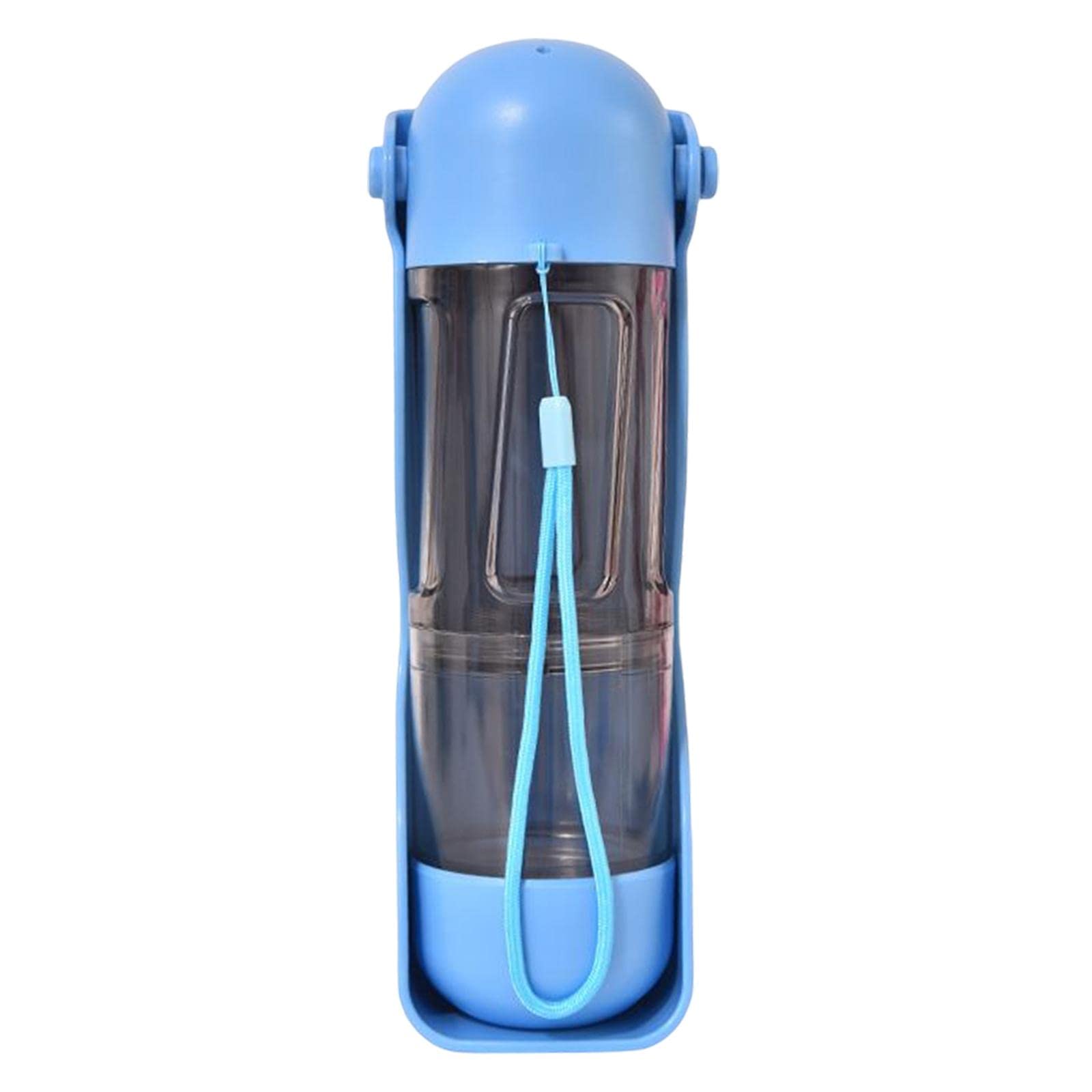 Enakshi 4-in-1 Portable Water Bottle, Food Container & Travel Cup for Outdoor Activities, Hiking, Camping - Blue | Pet & Dog Supplies | Dishes, Feeders & Water Fountains for Pets