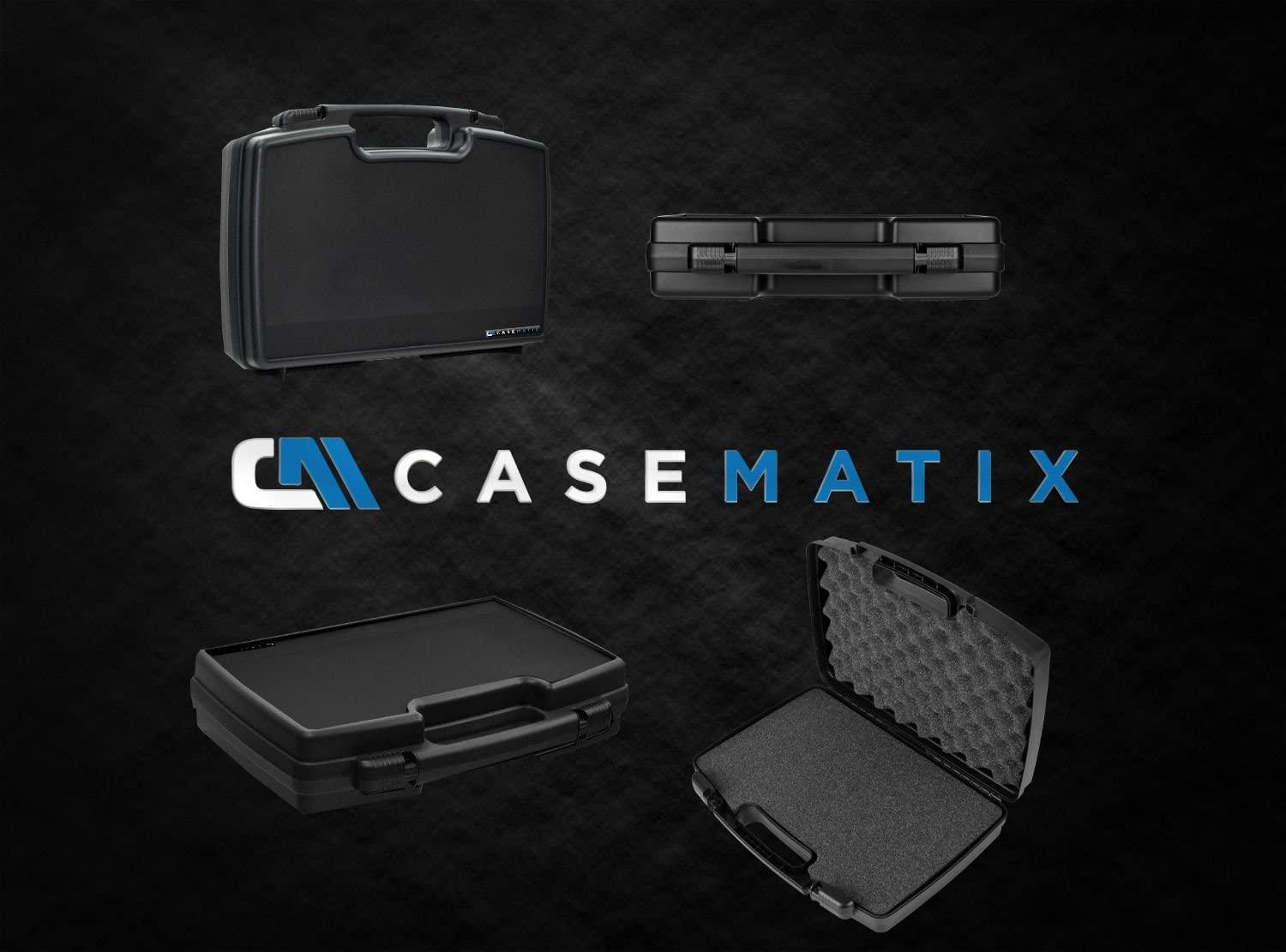 CASEMATIX Mini Drone Travel Case - Compatible with Parrot Airborne Night & Cargo Mini Drone | Holds Hull Bumpers, Charger, Batteries & Accessories | Perfect for Travel, Storage & Drone Protection