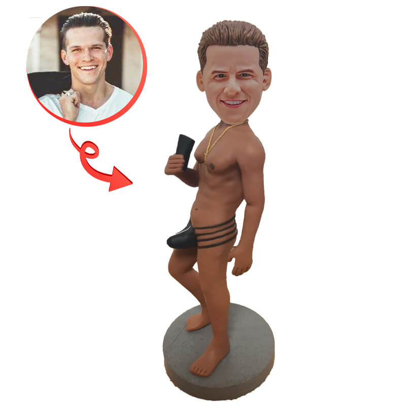 Custom Aboriginal Tribes Bobblehead - Handmade Collectible Figurine for Home Decor, Office Display, and Gift Giving