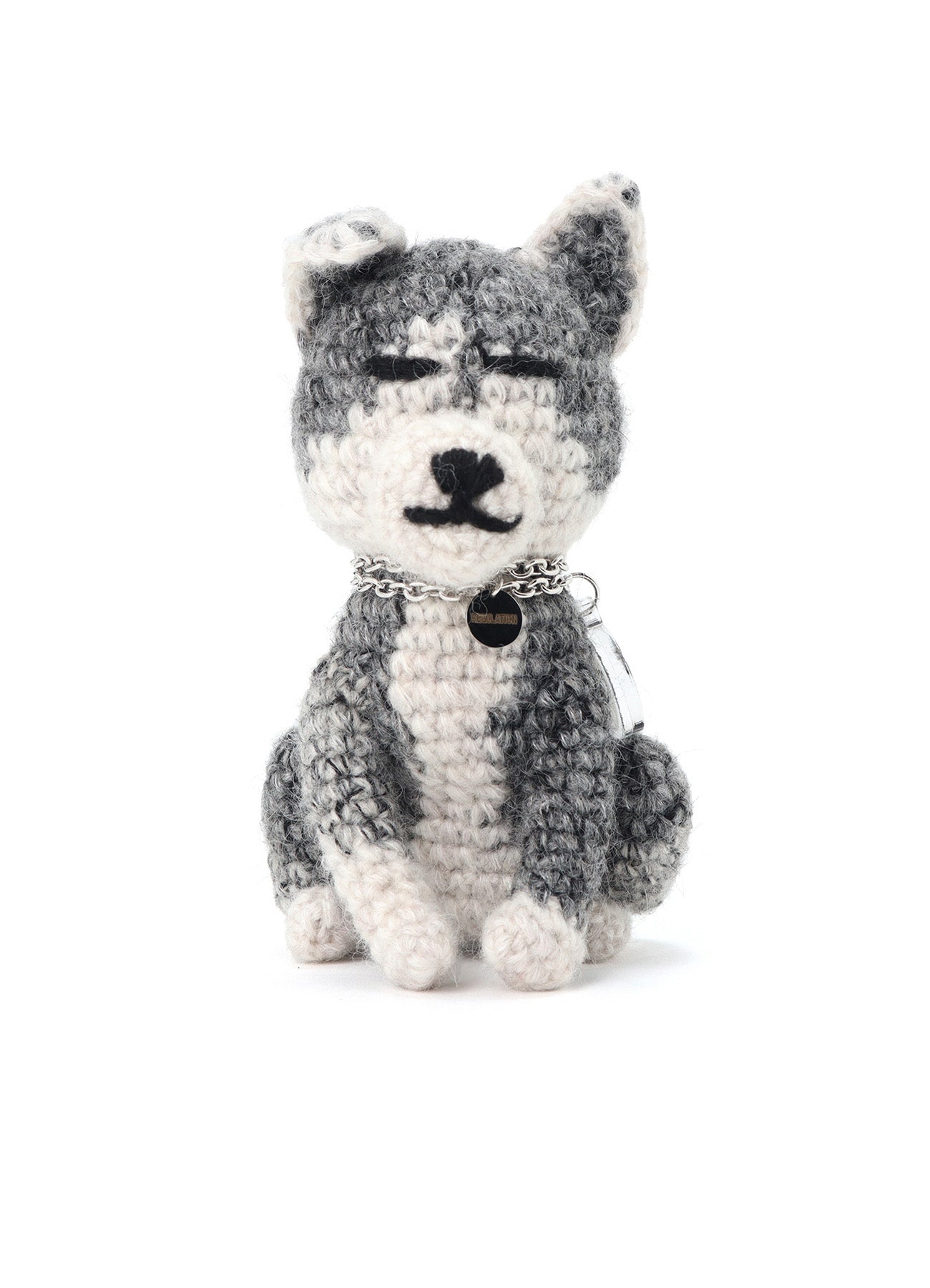 Stylish Combination Knit Keychain Charm with Chain - Perfect for Keys, Bags, and Gift Giving