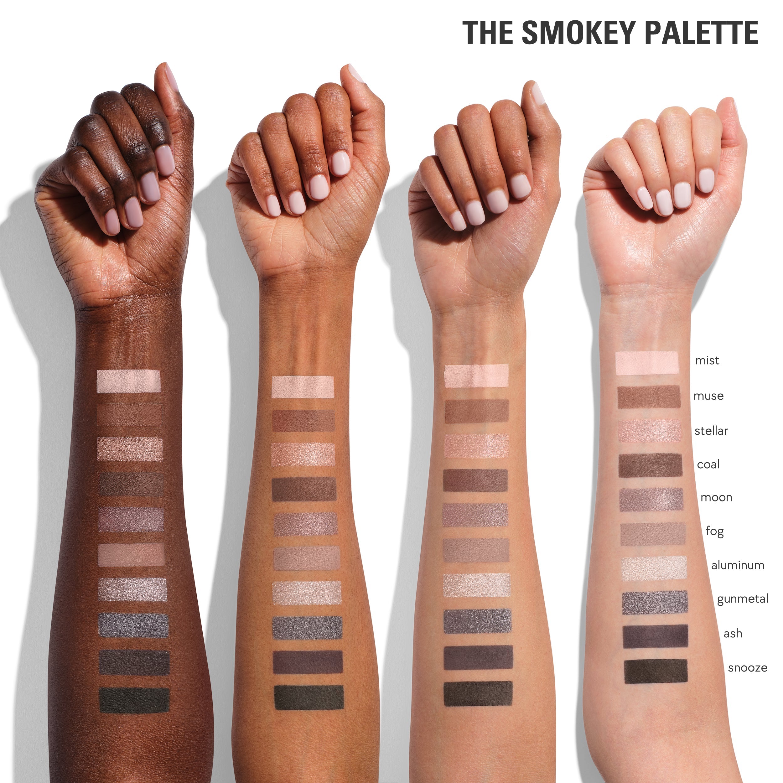 The Smokey Palette - Premium Eyeshadow Palette for Smokey Eye Makeup Looks | Perfect for Night Out, Party, and Special Occasions
