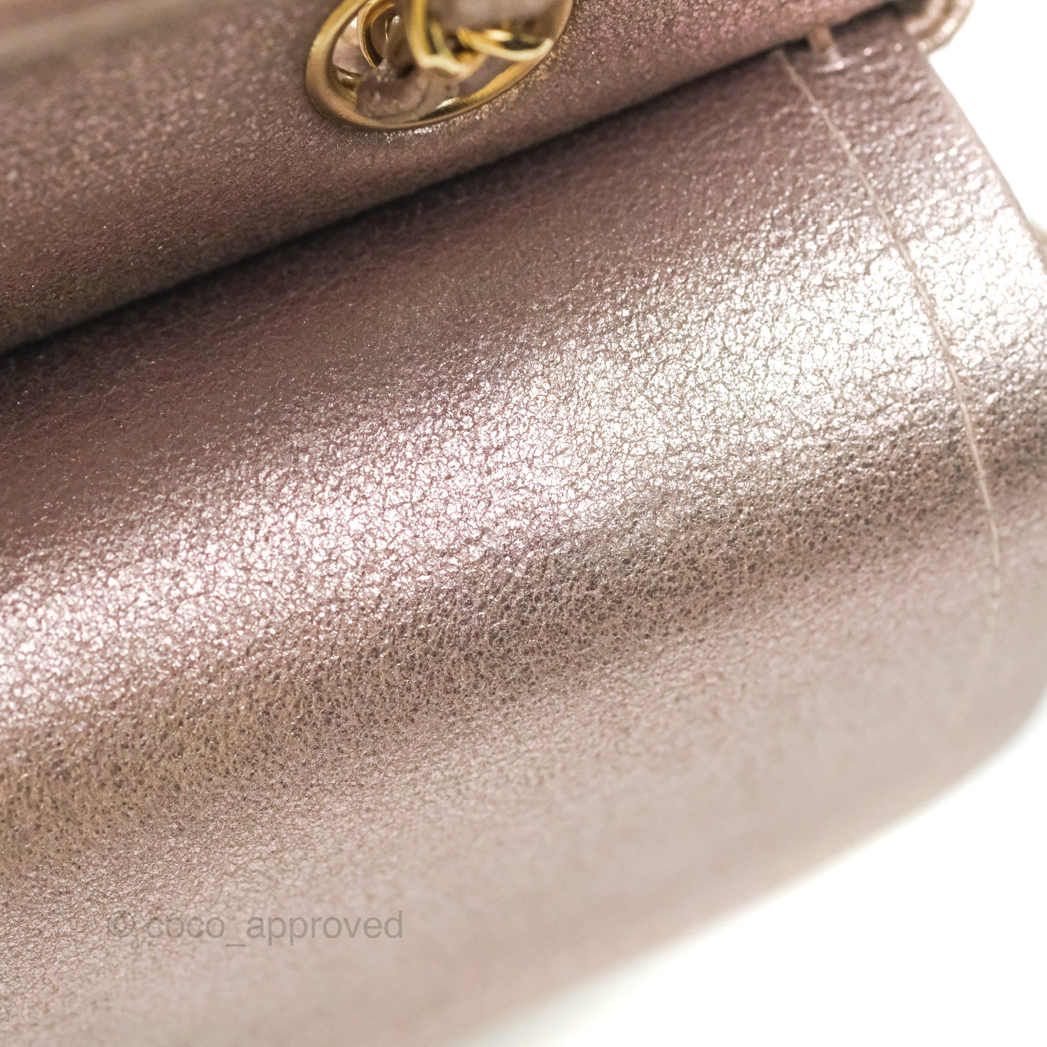 Chanel Classic M/L Medium Double Flap Bag in Rose Gold Pink Lambskin with Gold Hardware - Luxury Handbag for Women, Perfect for Parties, Weddings & Special Occasions