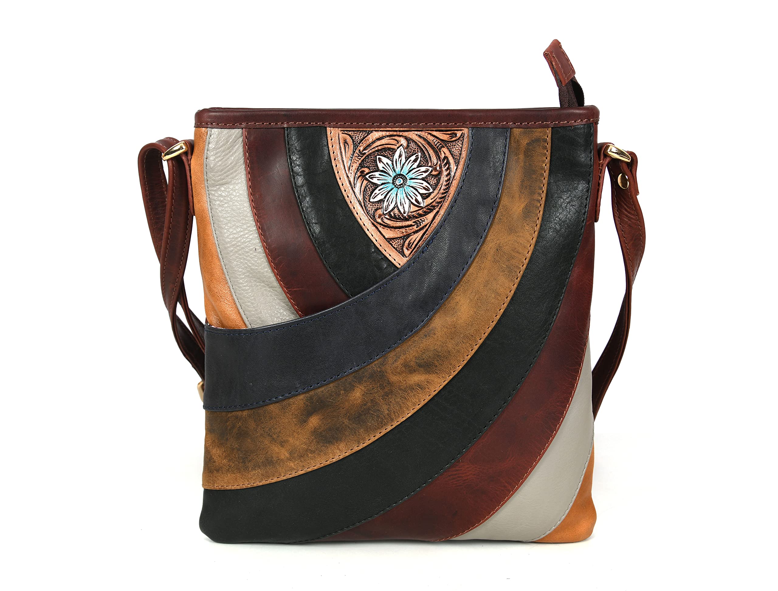 Women's Leather Crossbody Purse - Small Shoulder Bag Sling Handbag for Everyday Use | Perfect for Work, Travel & Shopping