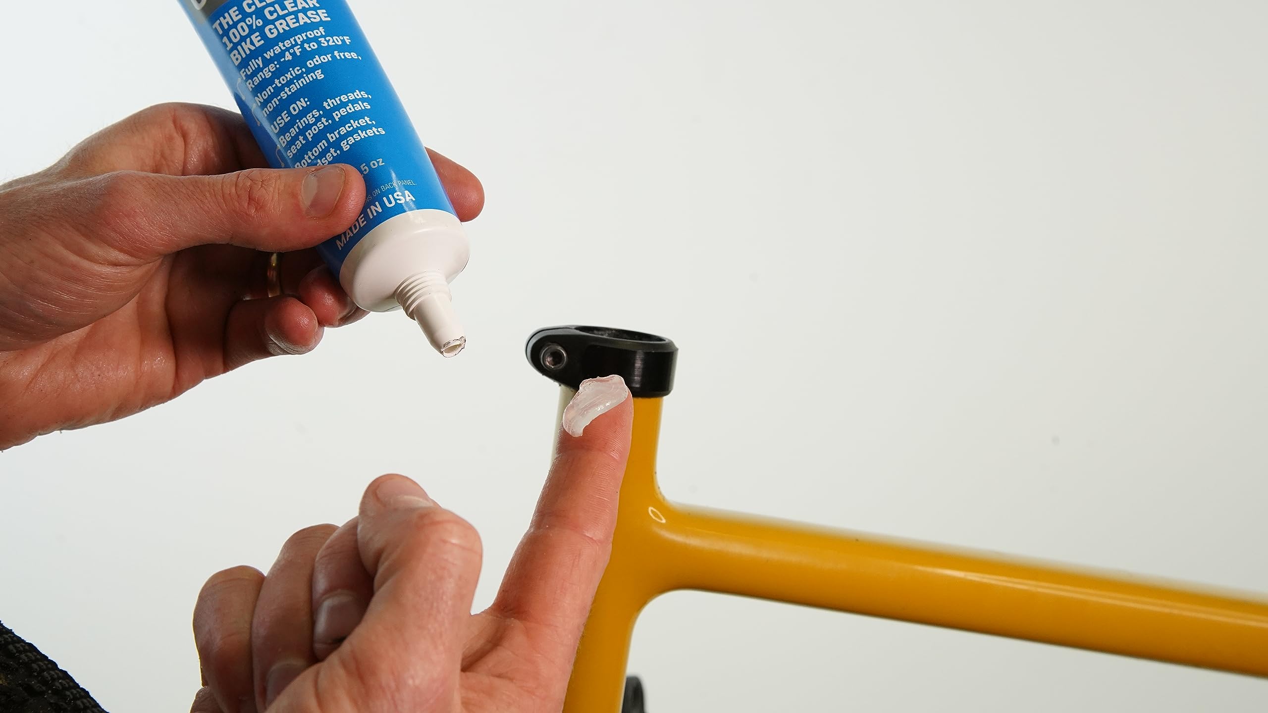 White Lightning Crystal Grease - Biodegradable & Non-Toxic Bike Lubricant (3.5 oz Tube) | Ideal for Bicycle Chains, Gears & Outdoor Cycling Maintenance