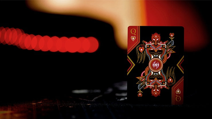 De'vo Standard Edition Dark Lordz Black Playing Cards - Premium Quality for Magic Tricks, Cardistry, and Poker Games