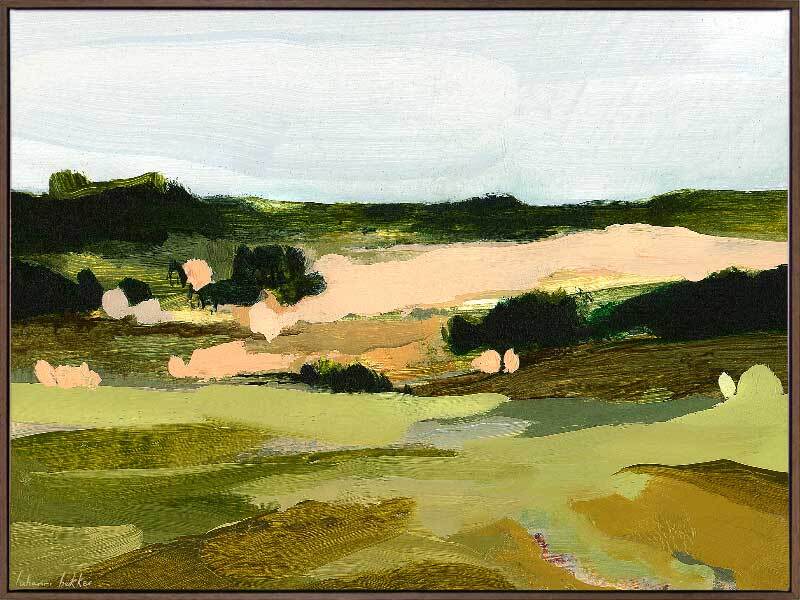Fields of Green Canvas Art Print - Nature Landscape Wall Decor for Living Room, Bedroom & Office - Perfect for Home & Office Decor