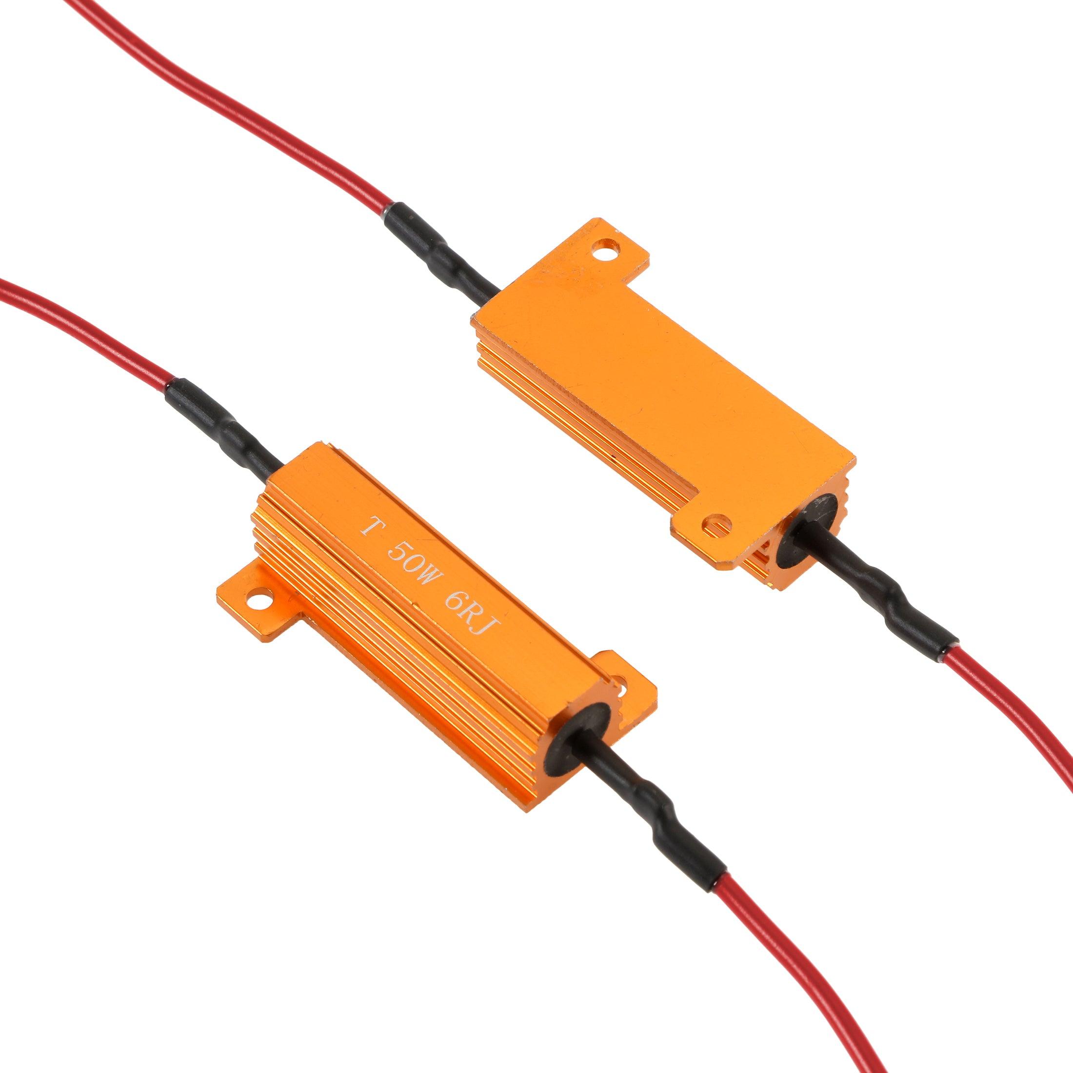DIY Anti-Flicker CANBUS Resistor Decoder - Prevent Fast Hyper Flash & Dashboard Error Codes for Turn Signal Lights | Perfect for LED Conversion in Cars, Trucks, and Motorcycles