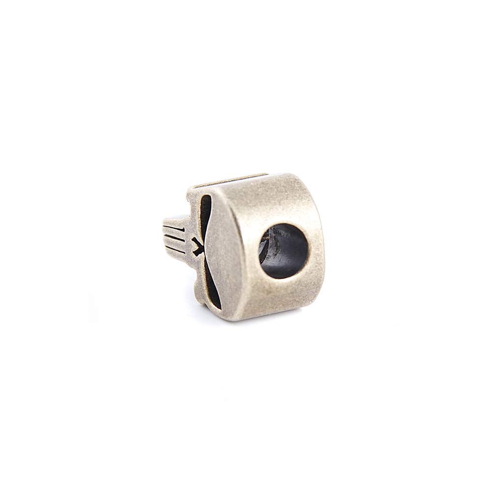 EDC Knife Bead Pendant - Brass Rope Pendant for Survival Gear & Outdoor Accessories | Perfect for Tactical Necklaces, Paracord Bracelets, and Camping Equipment