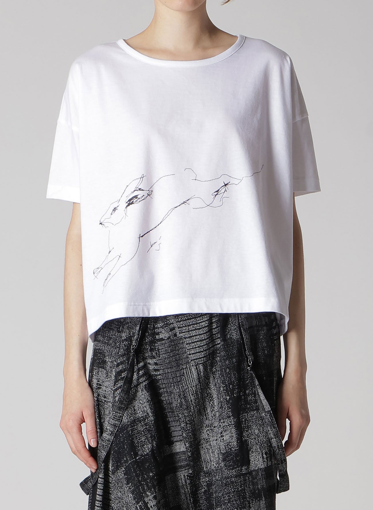 Stylish Cotton Jersey Animal Print Cropped Half Sleeve T-Shirt for Women - Trendy Casual Wear for Summer, Outings & Street Fashion
